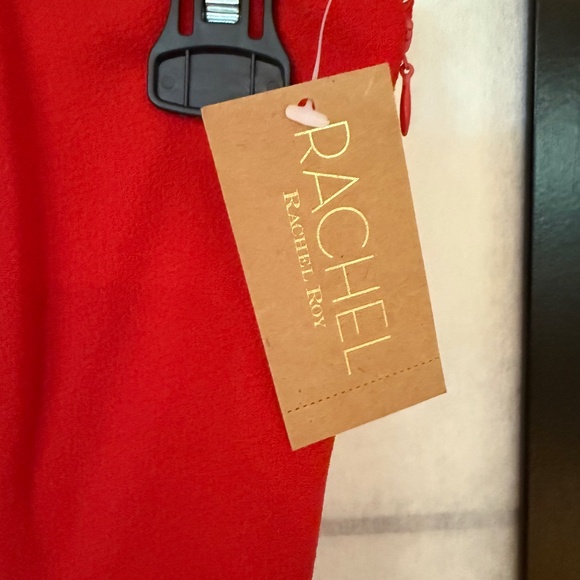 NWT RACHEL Rachel Roy Red Strapless Jumpsuit | Size 4 - Picture 3 of 5